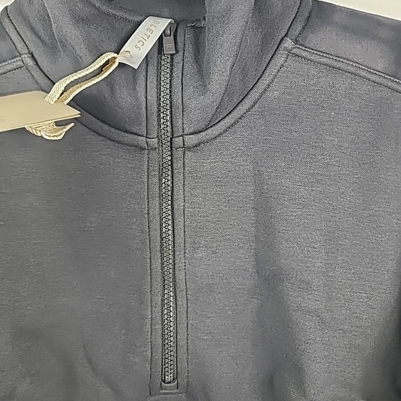 NEW Fabletics Women's Cozy Fleece Half Zip Mock Neck Sweatshirt Grey Sz S NWT - Picture 3 of 9